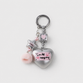 Silver Heart Phone Charm