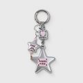 Silver Star Phone Charm