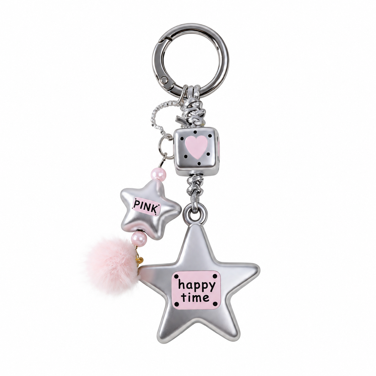 Silver Star Charm